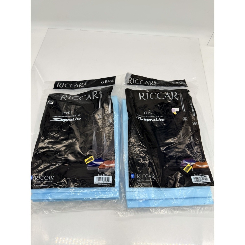 2 Packs Vacuum cleaner bags Riccar RSL-6 TYPE F SupraLite models - Picture 3 of 6